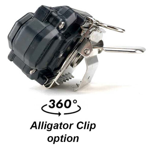 Alligator clip for GasWatch