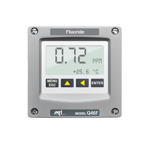 Q46F Fluoride Auto-Clean Monitor