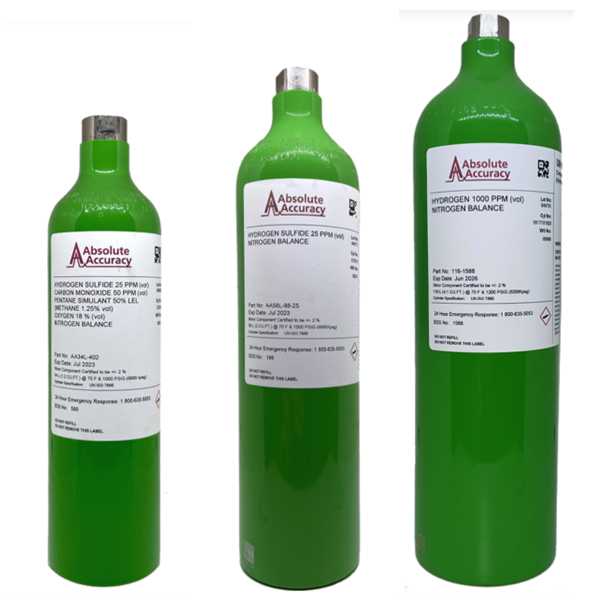 Absolute Accuracy Calibration Gas Cylinders