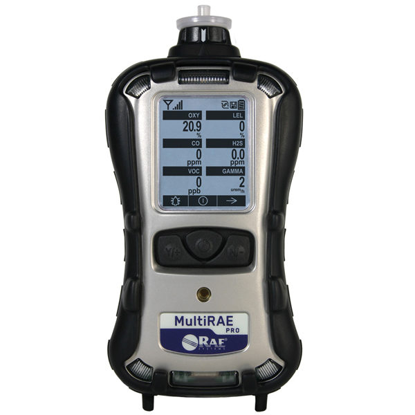 MultiRae Pro 1 to 6 Gas Detector with PID and Gamma Sensors - Ammonia Gas Detectors, Chlorine Gas Detectors, Carbon Dioxide Detectors