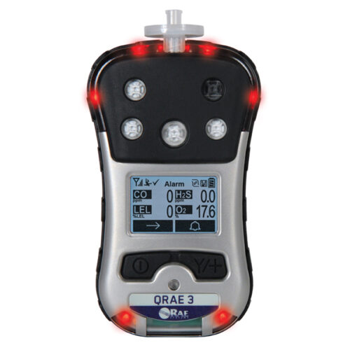QRae 3 Multi Gas Detector in Alarm
